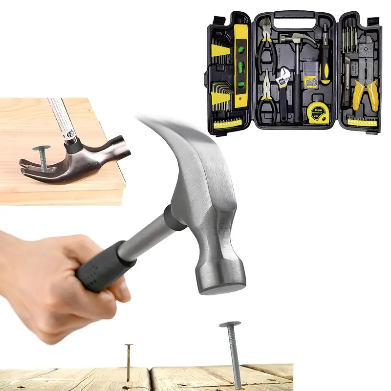 Kit Completo de Ferramentas com 126 Peças em Maleta Rígida Resistente, Conjunto Multifuncional para Reparos Domésticos, Reformas Residenciais e Projetos DIY Artesanais — foto 5