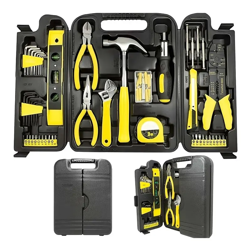 Kit Completo de Ferramentas com 126 Peças em Maleta Rígida Resistente, Conjunto Multifuncional para Reparos Domésticos, Reformas Residenciais e Projetos DIY Artesanais — foto 10