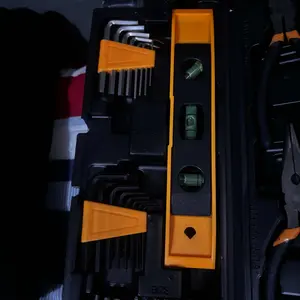 Kit Completo de Ferramentas com 126 Peças em Maleta Rígida Resistente, Conjunto Multifuncional para Reparos Domésticos, Reformas Residenciais e Projetos DIY Artesanais — foto 14