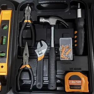 Kit Completo de Ferramentas com 126 Peças em Maleta Rígida Resistente, Conjunto Multifuncional para Reparos Domésticos, Reformas Residenciais e Projetos DIY Artesanais — foto 15