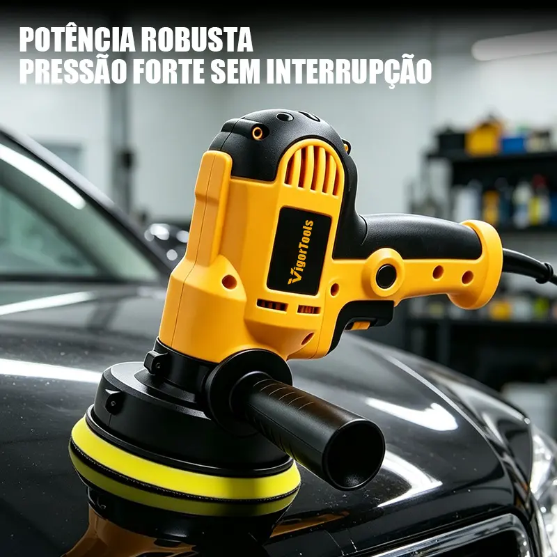 【ONE FER】Politriz Automotiva 950W, Velocidade Ajustável de até 5500 RPM, 110V/220V à Escolha | Kit Completo para Remoção de Riscos em Carros — foto 3