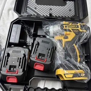 【SOARFLY】Chave de Impacto 3 em 1 - Kit Completo com 2 Baterias de 10 Células, 48Vf, 800Nm, Motor Brushless, Alta Performance (Impacto, Parafusadeira, Furadeira) — foto 14