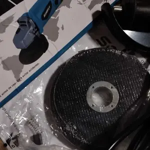 SOARFLY 6 Níveis de Velocidade Esmerilhadeira 950W 11000rpm 127V/220V--Amarela ou Azul, Corta metal, madeira, concreto. Protetor de disco punho auxiliar. — foto 13