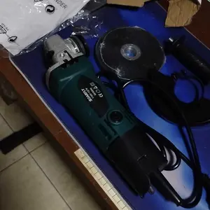SOARFLY 6 Níveis de Velocidade Esmerilhadeira 950W 11000rpm 127V/220V--Amarela ou Azul, Corta metal, madeira, concreto. Protetor de disco punho auxiliar. — foto 15